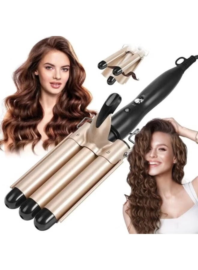 كرونير أداة تجعيد وتصفيف الشعر الاحترافية موديل سي آر - 2021، مقاس 22 ملم لتجعيد مثالي وتصفيف ثابت - Image 1